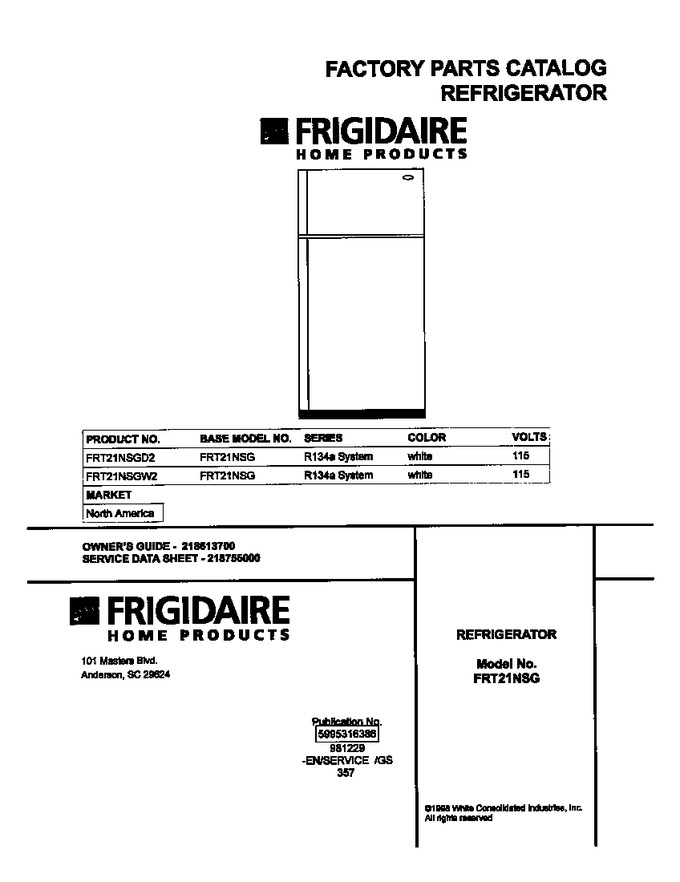 Diagram for FRT21NSGD2