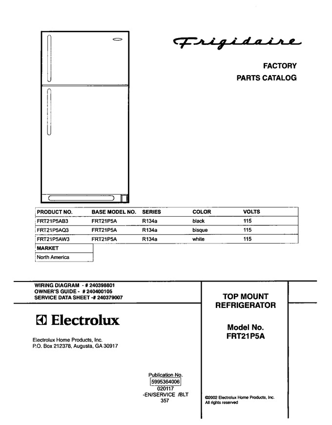 Diagram for FRT21P5AQ3