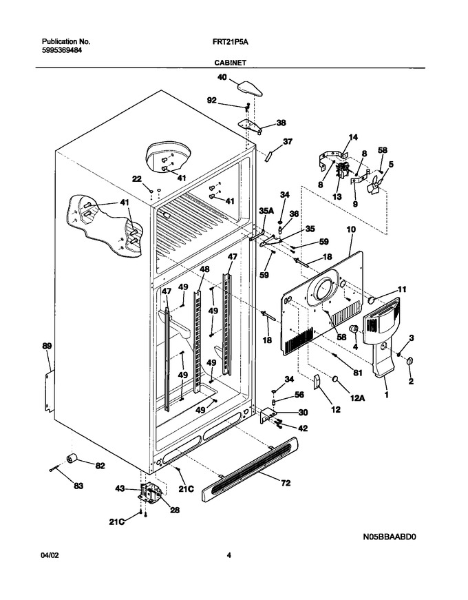 Diagram for FRT21P5AB4