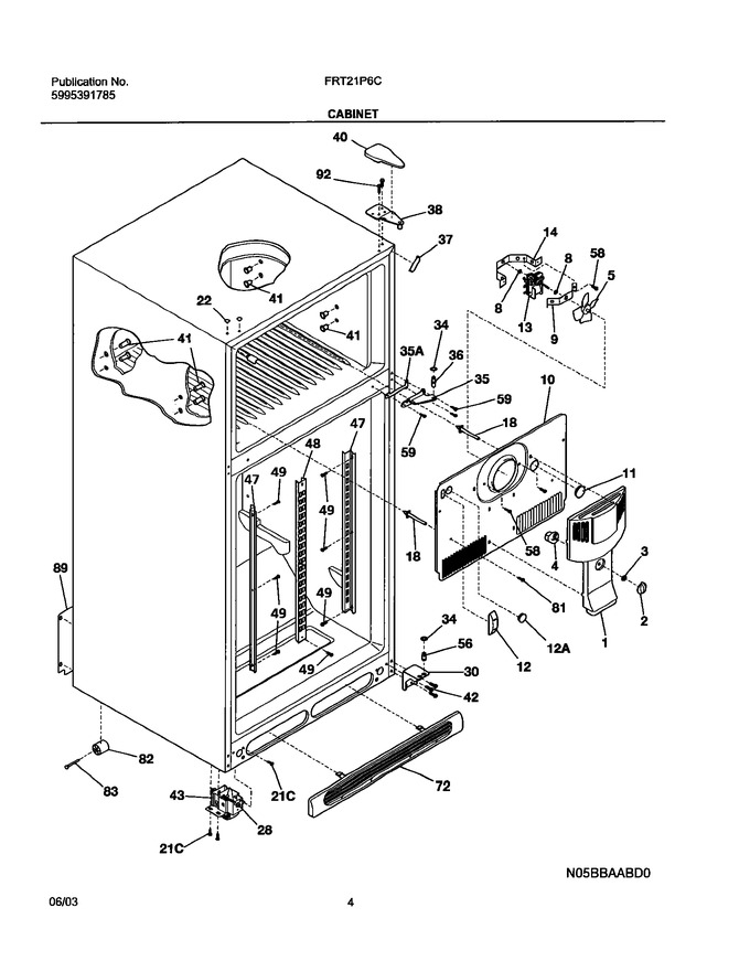 Diagram for FRT21P6CW0