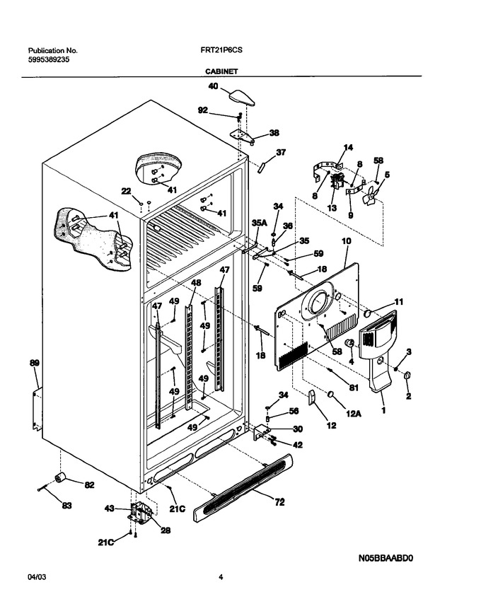 Diagram for FRT21P6CSK0