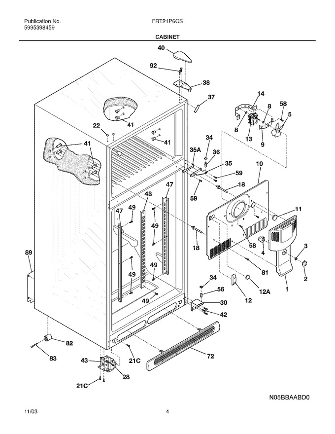 Diagram for FRT21P6CSK1