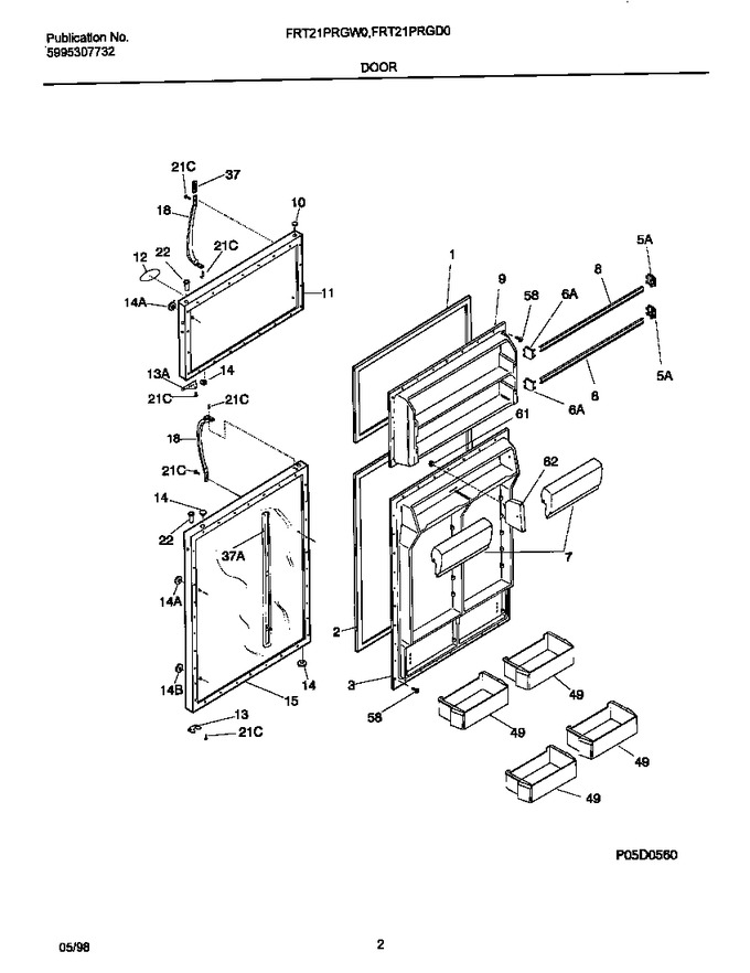 Diagram for FRT21PRGD0