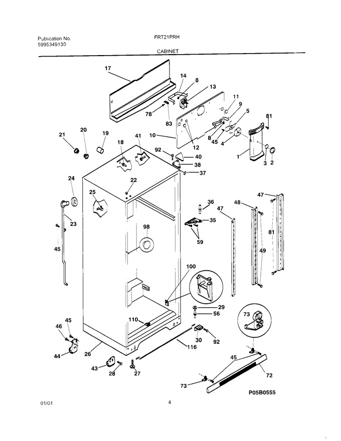Diagram for FRT21PRHB7