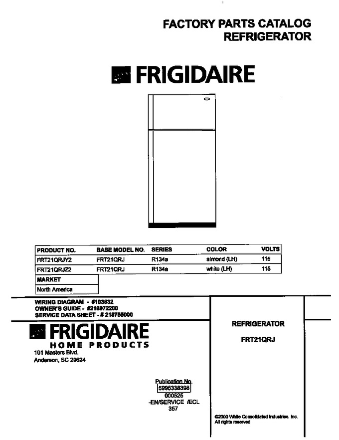 Diagram for FRT21QRJY2