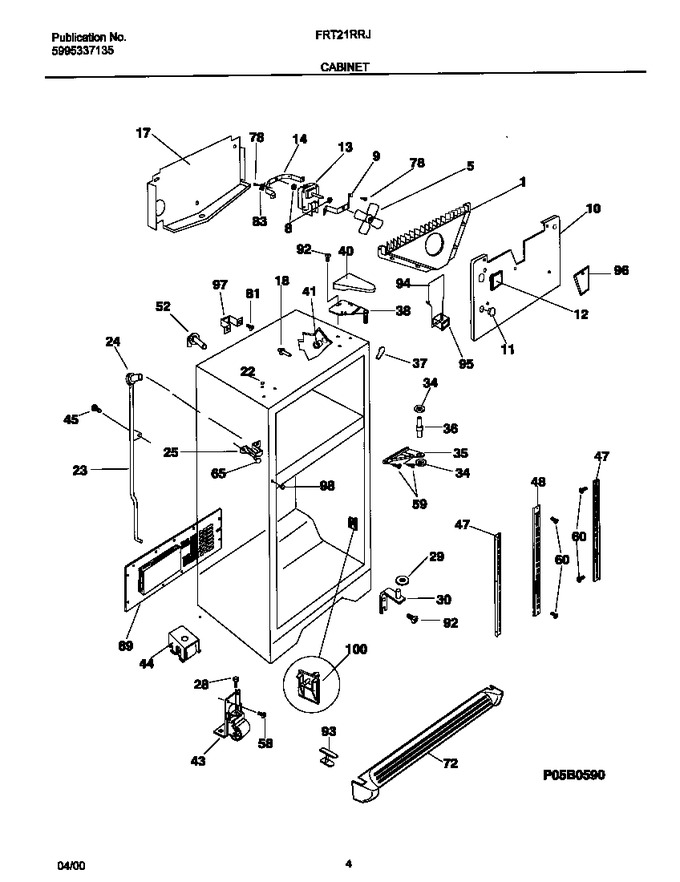 Diagram for FRT21RRJW0