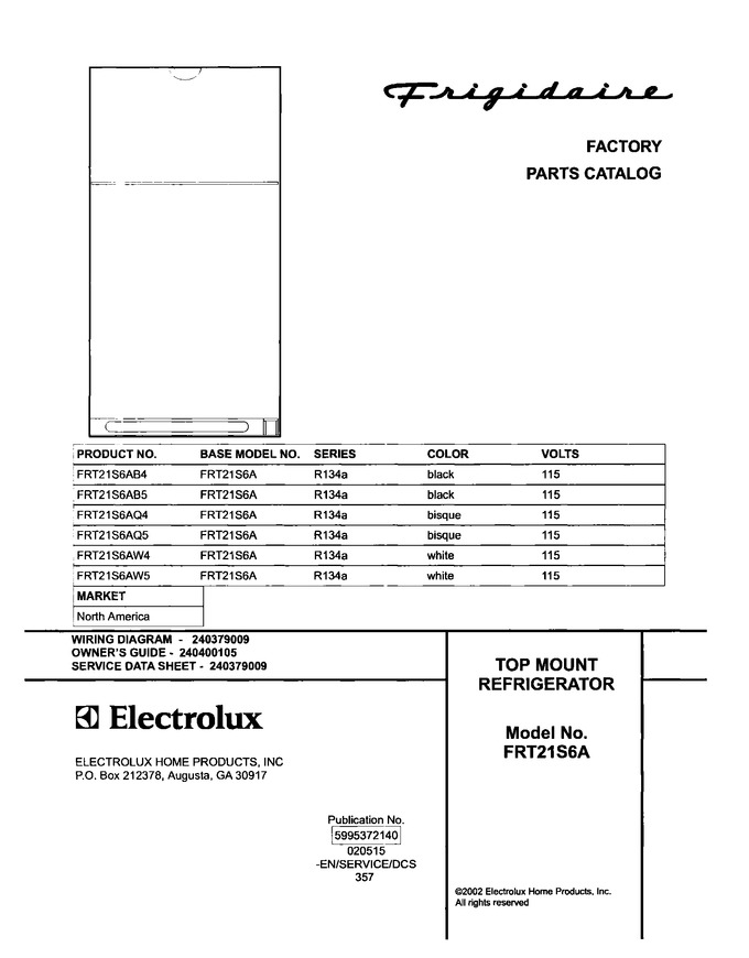 Diagram for FRT21S6AW5