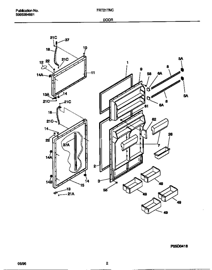 Diagram for FRT21TNCW4