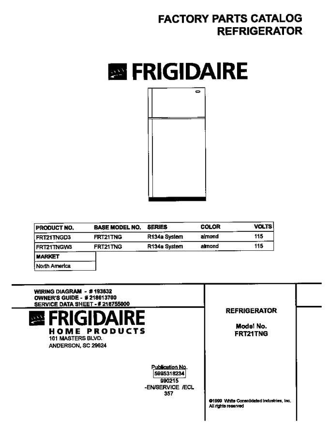 Diagram for FRT21TNGD3