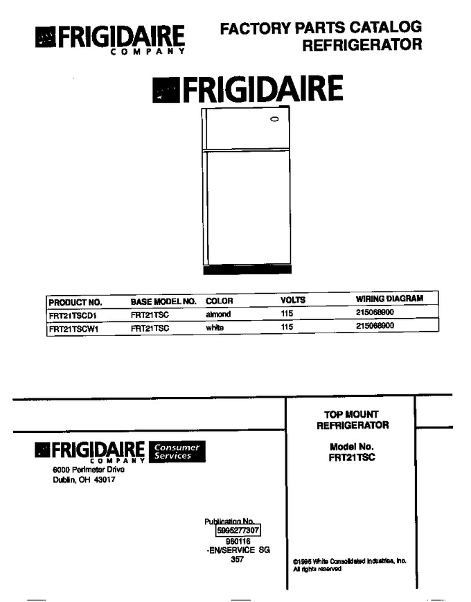 Diagram for FRT21TSCW1