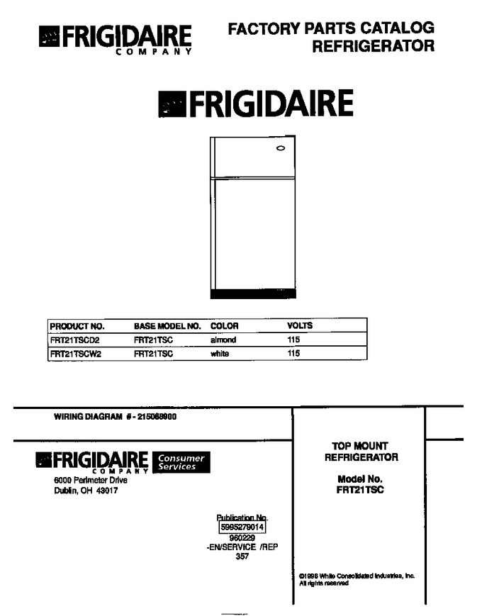 Diagram for FRT21TSCW2