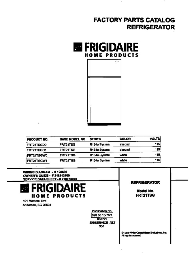Diagram for FRT21TSGD1