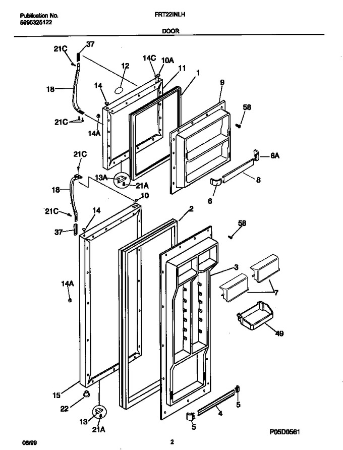 Diagram for FRT22INLHB0