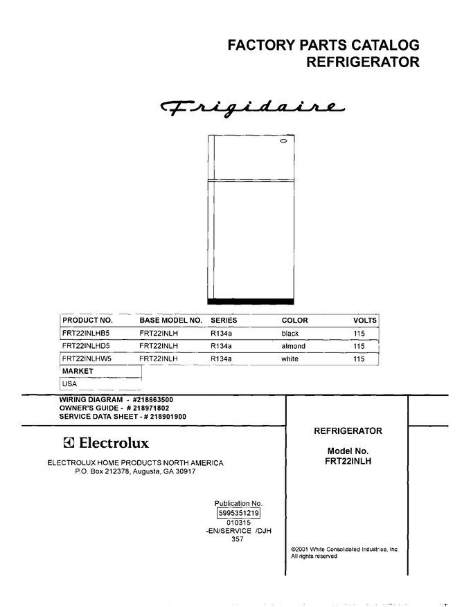 Diagram for FRT22INLHD5