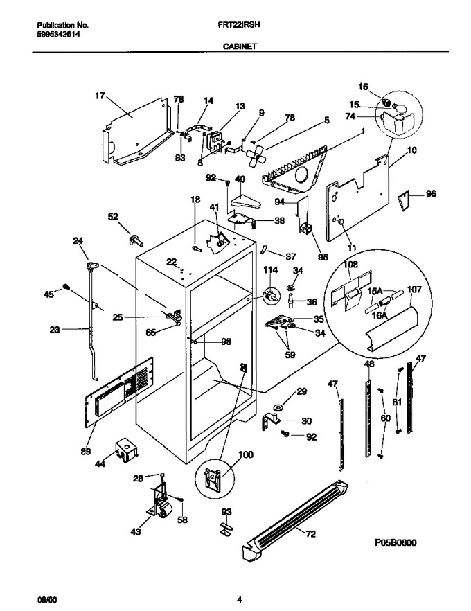 Diagram for FRT22IRSHB4