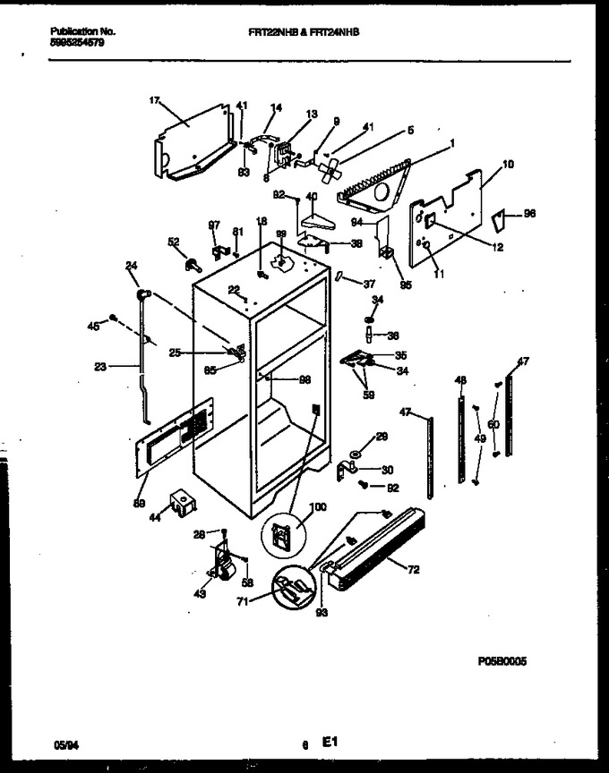 Diagram for FRT22NHBW0