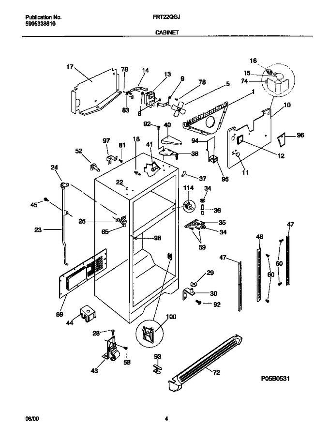 Diagram for FRT22QGJW2