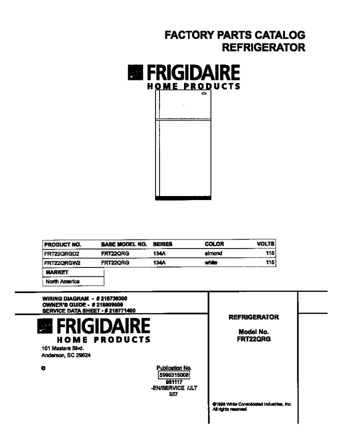 Diagram for FRT22QRGW2
