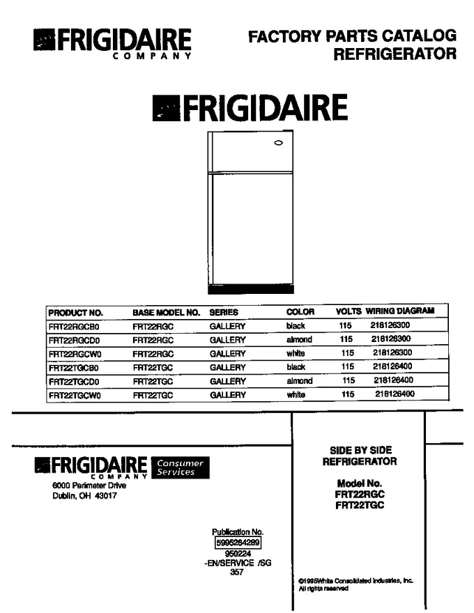 Diagram for FRT22RGCD0