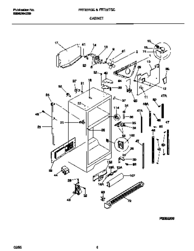 Diagram for FRT22RGCW0