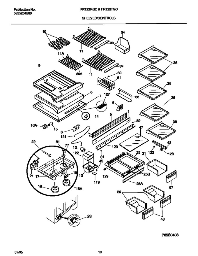 Diagram for FRT22TGCW0