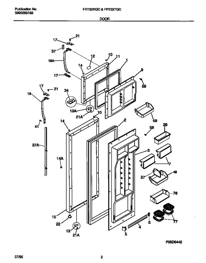Diagram for FRT22RGCB1