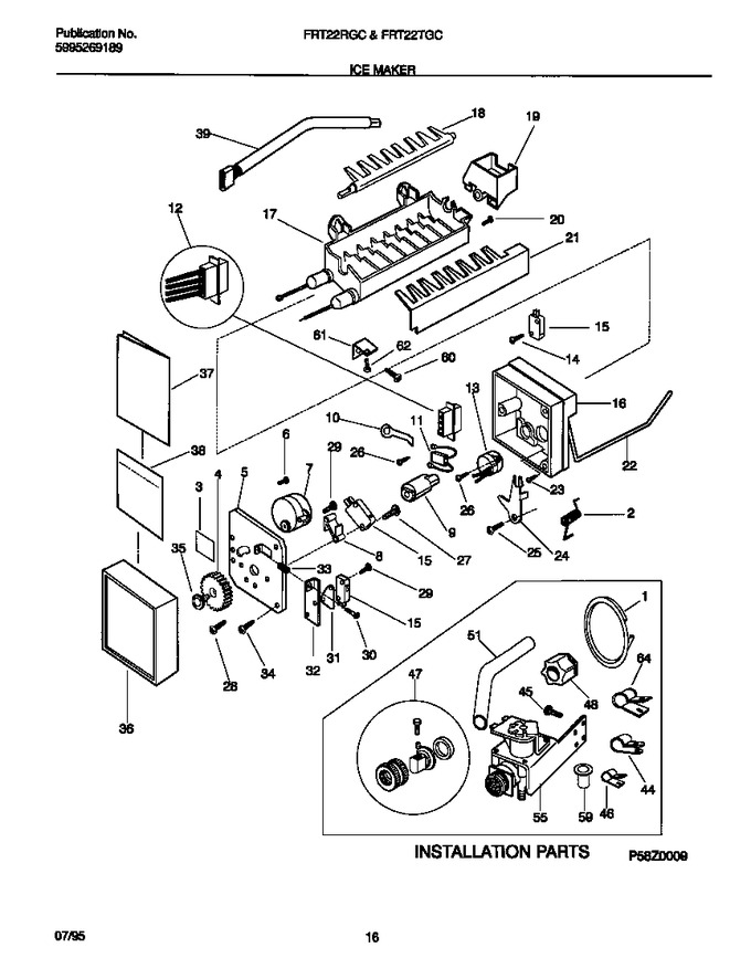 Diagram for FRT22RGCB1