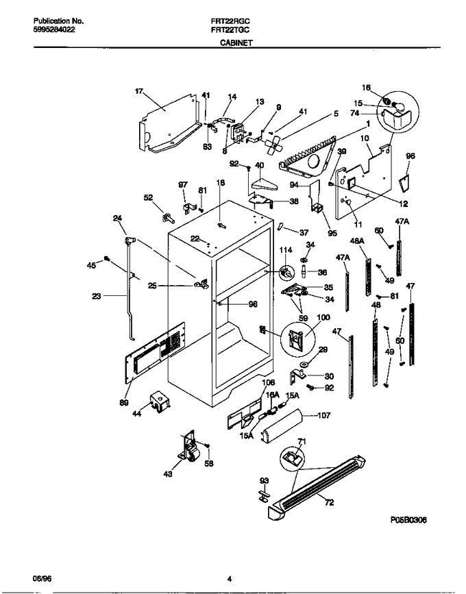 Diagram for FRT22TGCW2