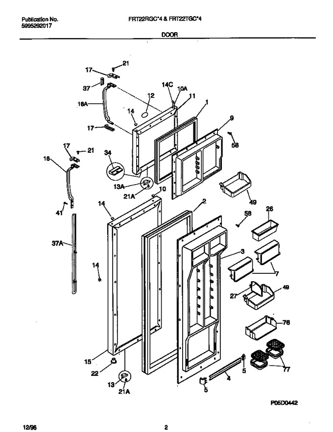 Diagram for FRT22TGCW4