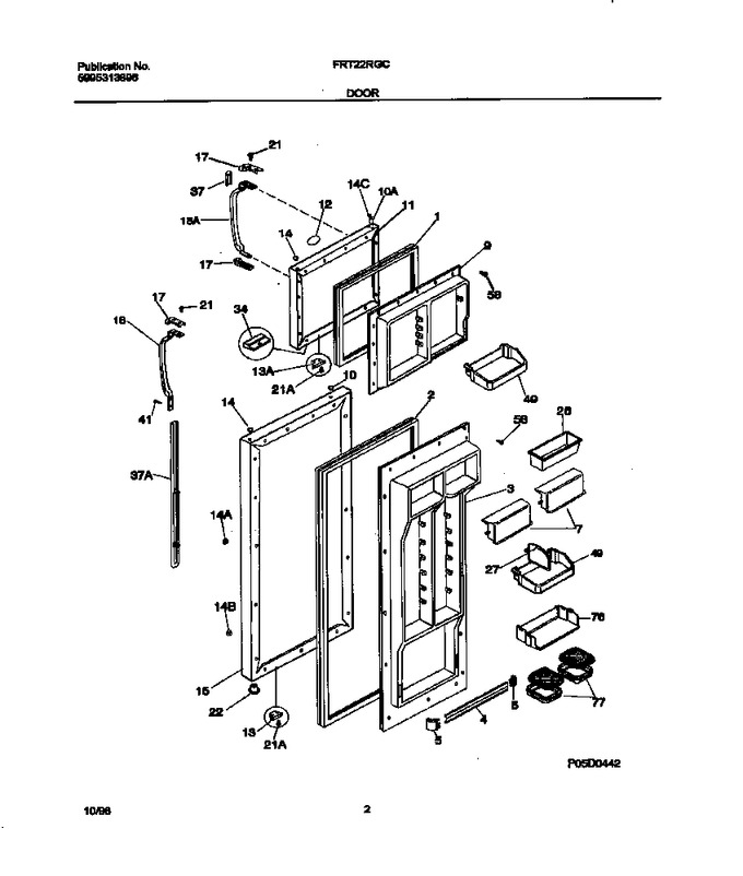 Diagram for FRT22RGCB7