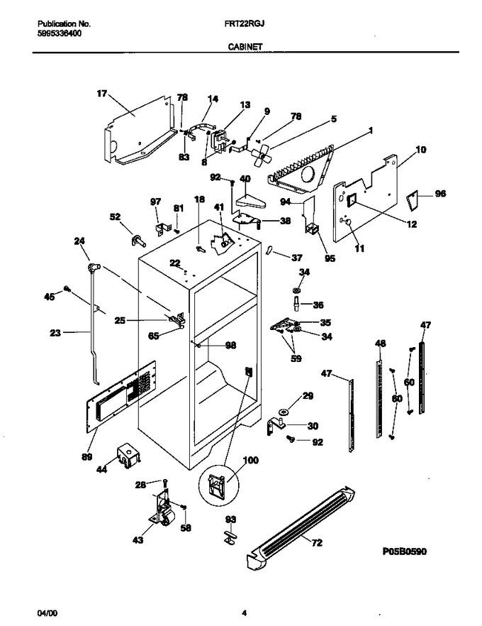 Diagram for FRT22RGJB0