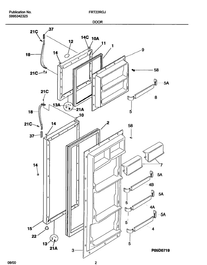 Diagram for FRT22RGJW2