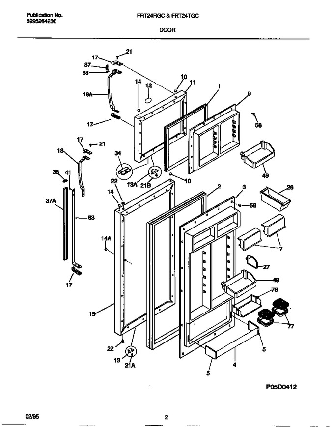 Diagram for FRT24RGCW0