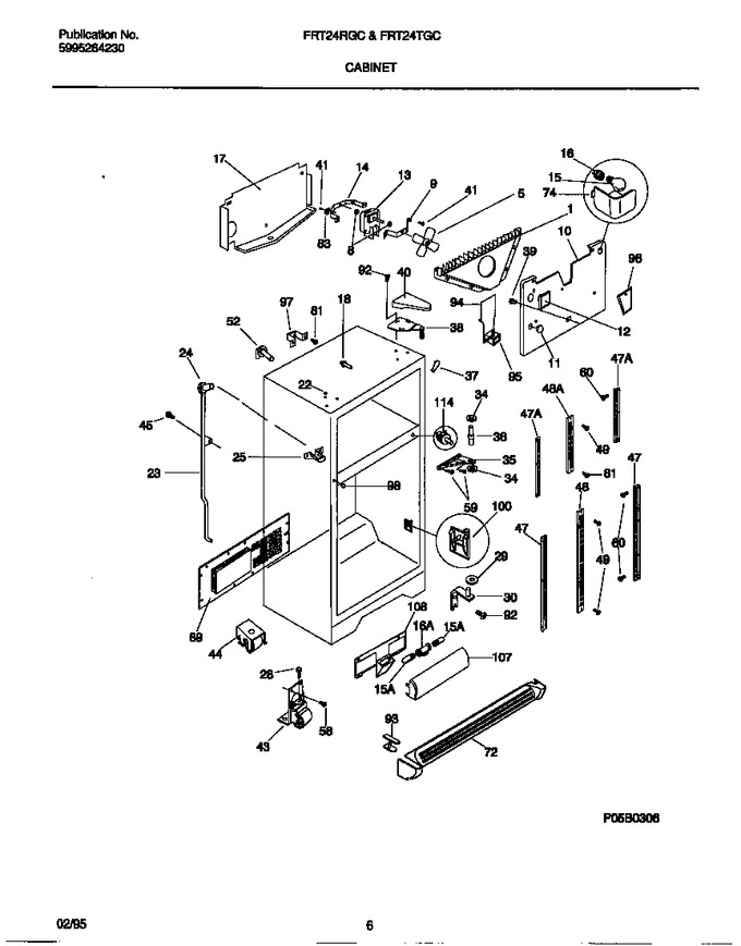 Diagram for FRT24RGCW0