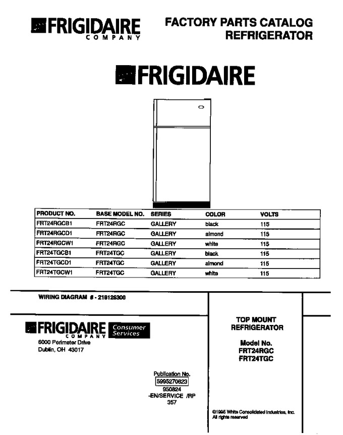 Diagram for FRT24RGCD1