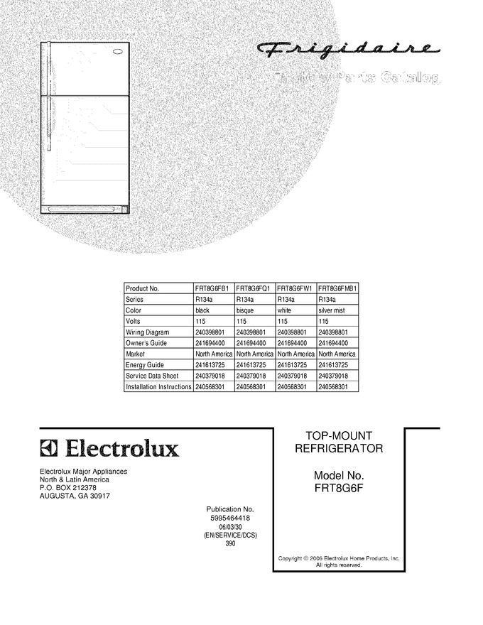 Diagram for FRT8G6FB1