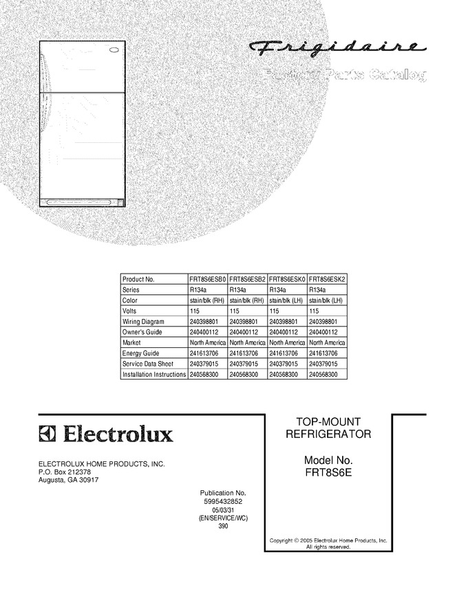 Diagram for FRT8S6ESK0