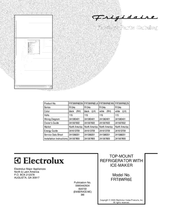Diagram for FRT8WR6EW6