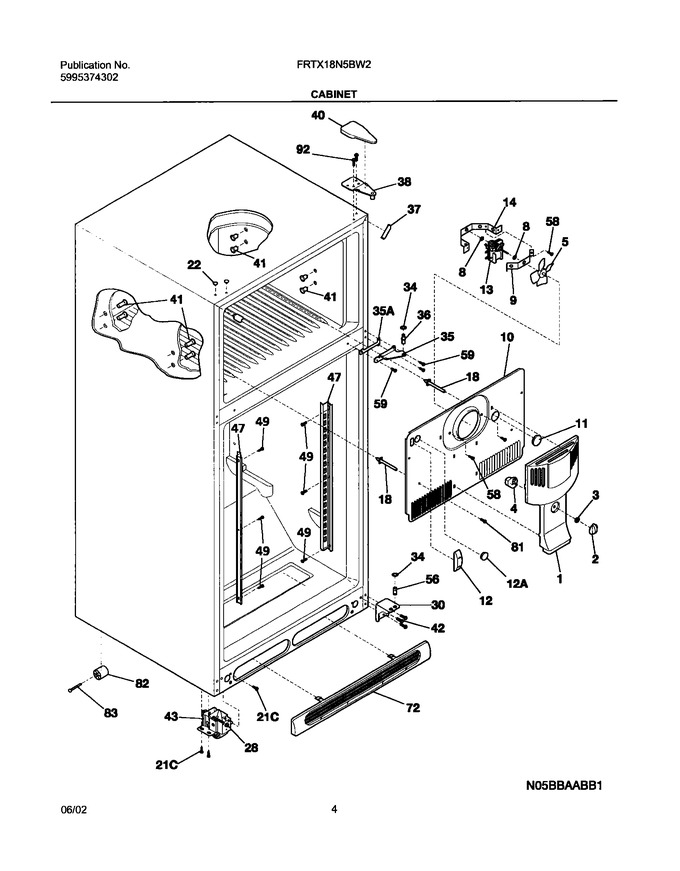 Diagram for FRTX18N5BW2
