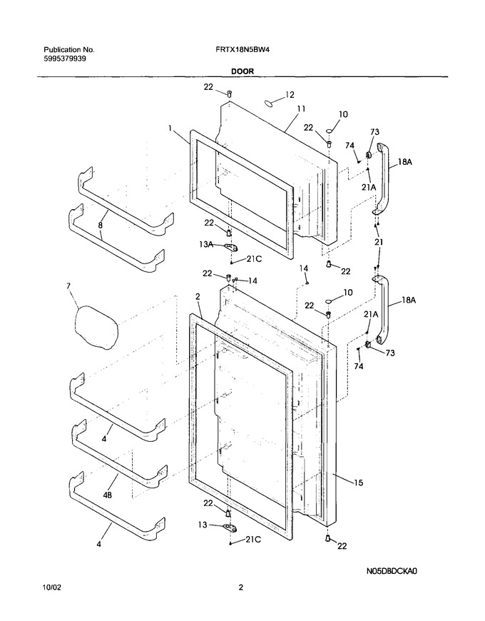 Diagram for FRTX18N5BW4