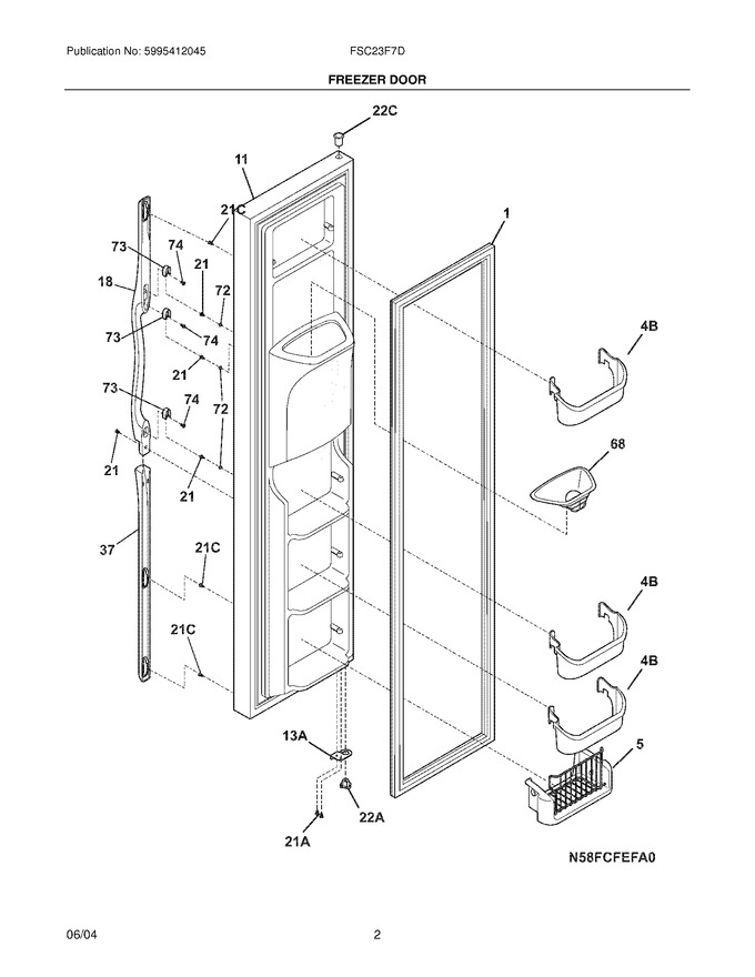 Diagram for FSC23F7DW0