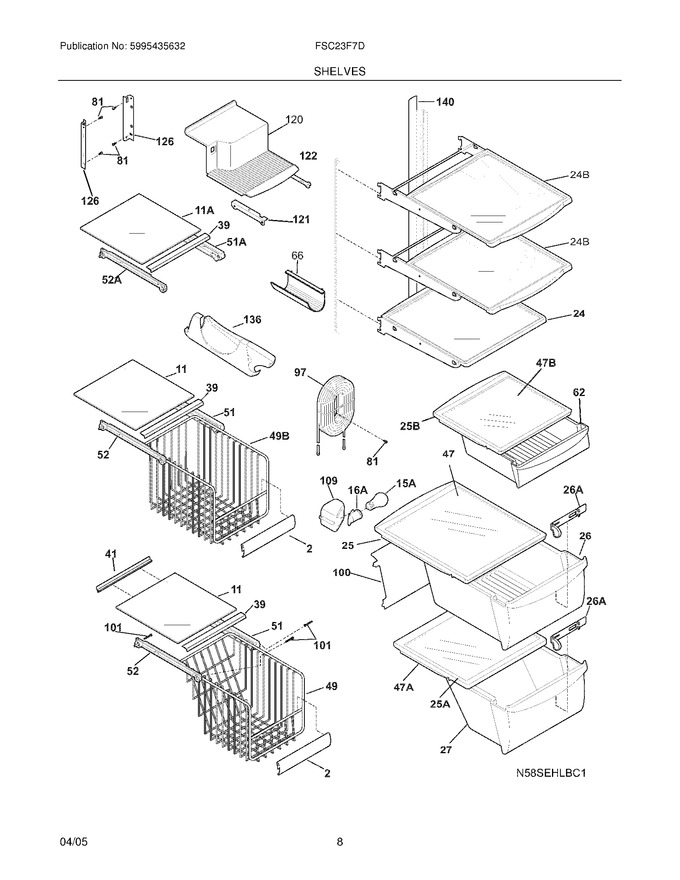 Diagram for FSC23F7DW3