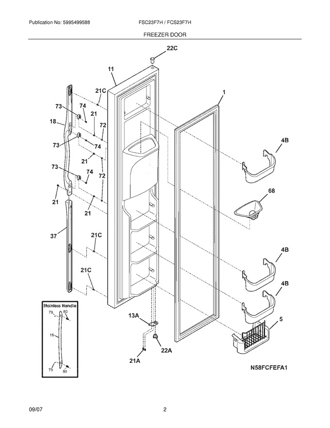 Diagram for FSC23F7HSB6