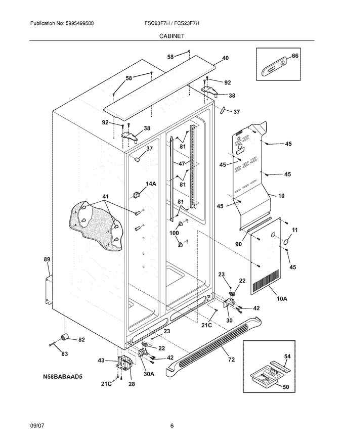 Diagram for FSC23F7HSB6