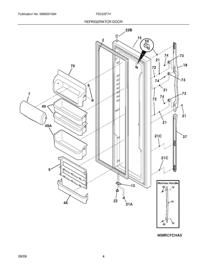 Diagram for FSC23F7HSBB