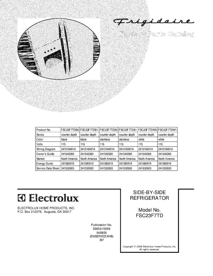 Diagram for FSC23F7TDS1