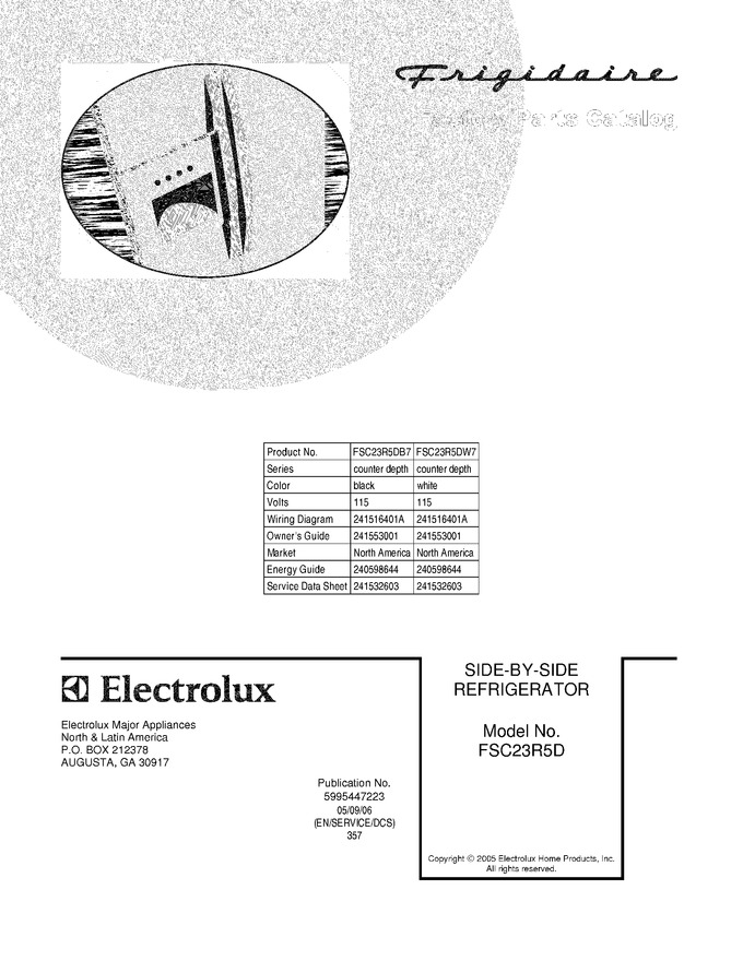 Diagram for FSC23R5DW7