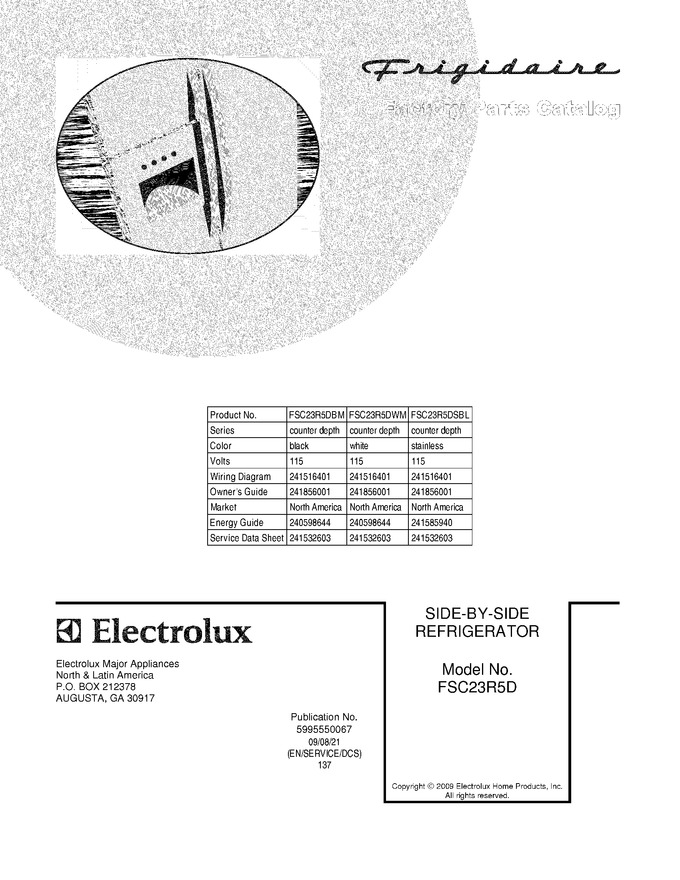 Diagram for FSC23R5DSBL