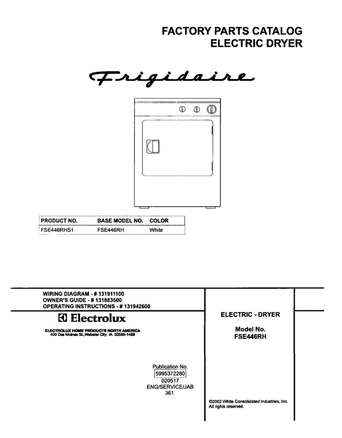 Diagram for FSE446RHS1