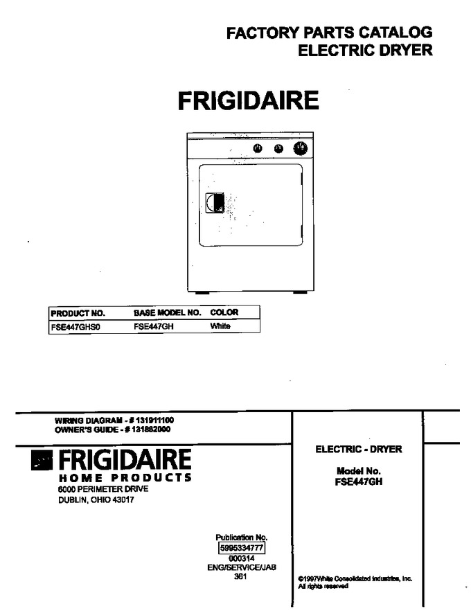 Diagram for FSE447GHS0